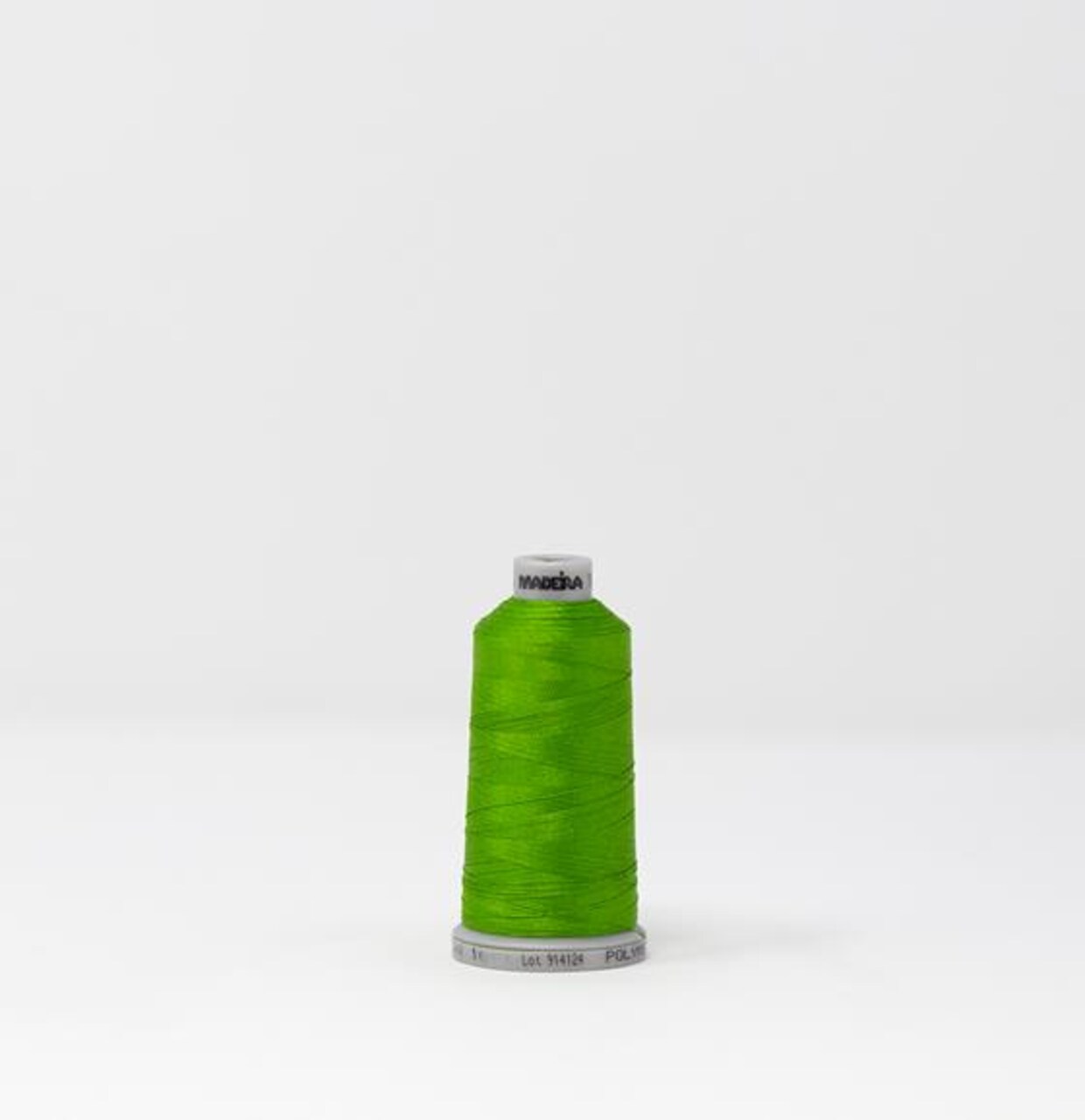 Polyneon Machine Embroidery Thread -- 1,100 yards spool -- Granny Smith Green Color -- Ref. #1649 by Madeira®